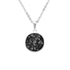 Ladies Classic Round Memorial Ashes Pendant - Treats Unleashed