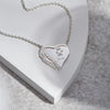 Winged Heart Pawprint Memorial Necklace - Engraved - Treats Unleashed